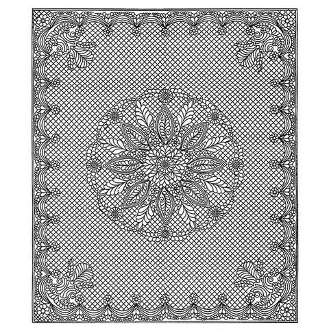 Pre-printed Whole cloth Quilt Top