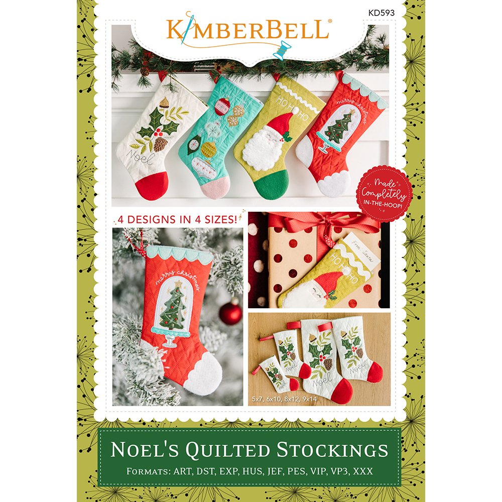 Noel's Quilted Stockings KD593