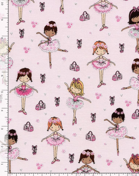 Ballerinas Glitter Fabric