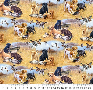 Faithful Friends Cotton Fabric