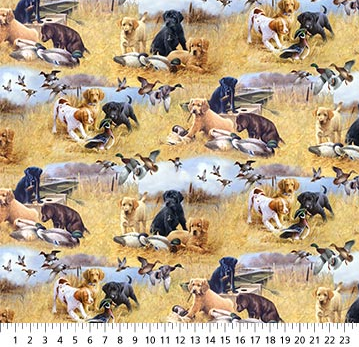 Faithful Friends Cotton Fabric