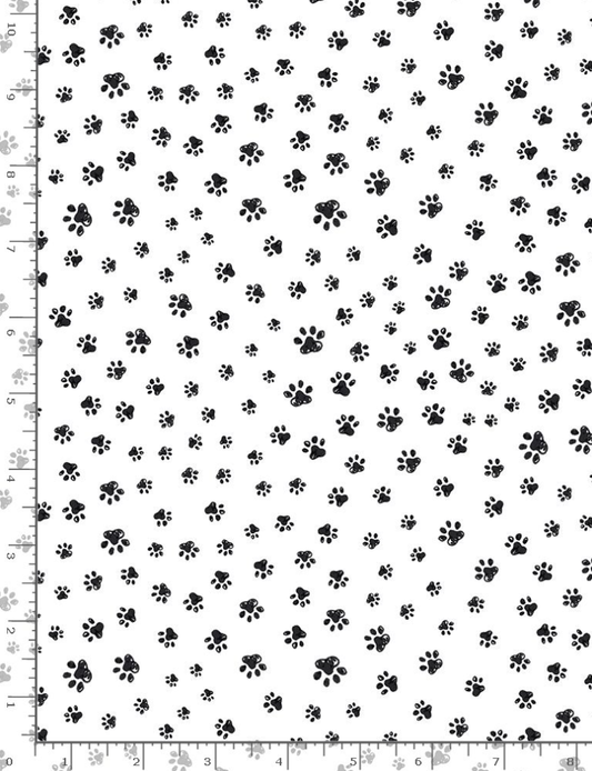 Sketched Paw Prints