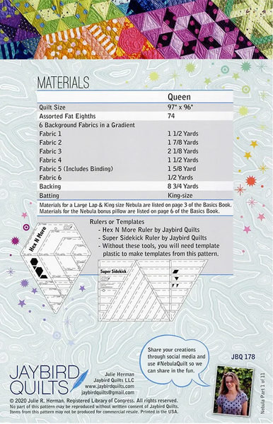 Nebula Block of the Month Quilt Pattern