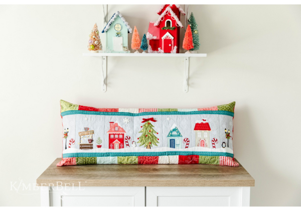 Candy Cane Lane Bench Pillow Fabric Kit