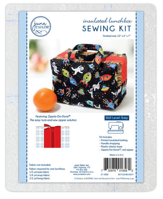 Insulated Lunchbox Sewing Kit with Zippity-Do-Done