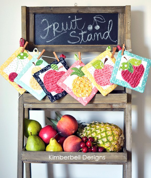 That's Sew Chenille Fruit Stand Hot Pads KD542