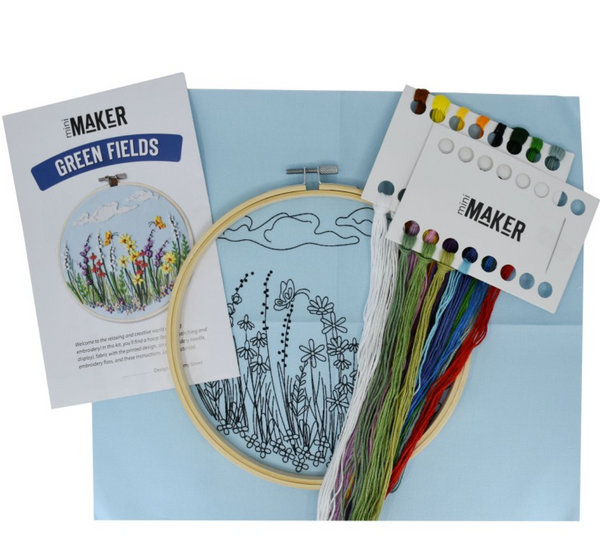 Green Fields - Embroidery Kit