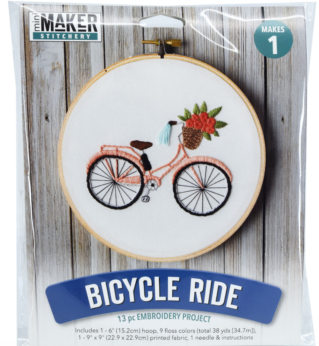 Bicycle Ride - Embroidery Kit