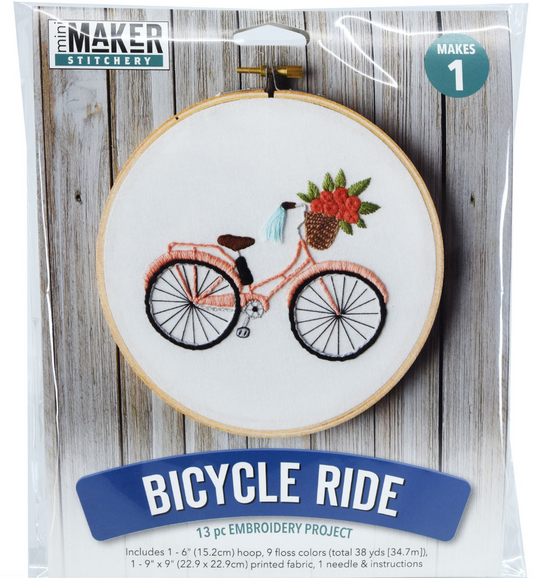 Bicycle Ride - Embroidery Kit