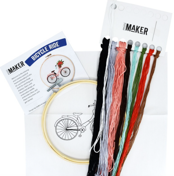 Bicycle Ride - Embroidery Kit