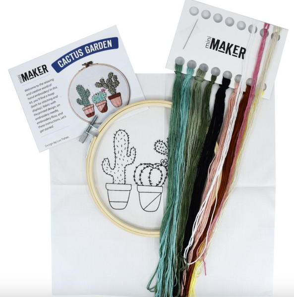 Cactus Garden - Embroidery Kit