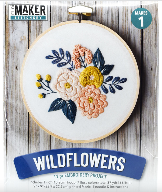 Wildflowers - Embroidery Kit