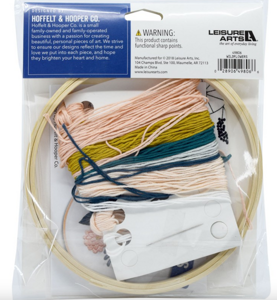 Wildflowers - Embroidery Kit