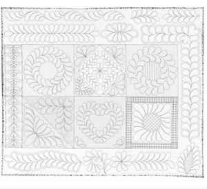 Skill builder #2  Machine Quilting Practice Panels (36")