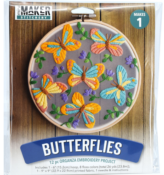 Butterflies  - Embroidery Kit
