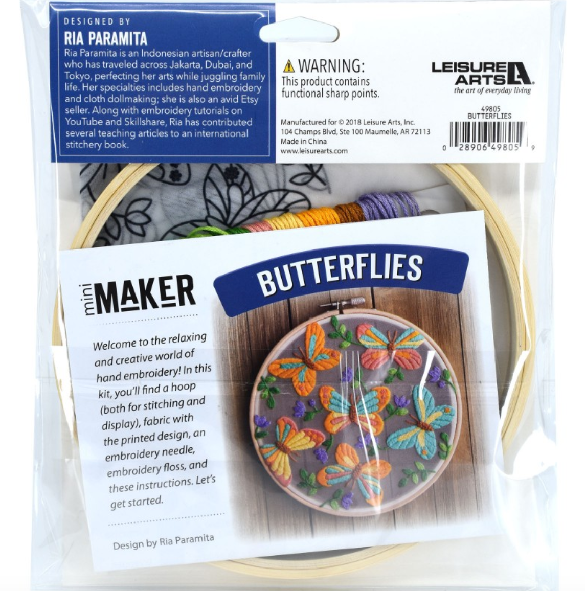 Butterflies  - Embroidery Kit