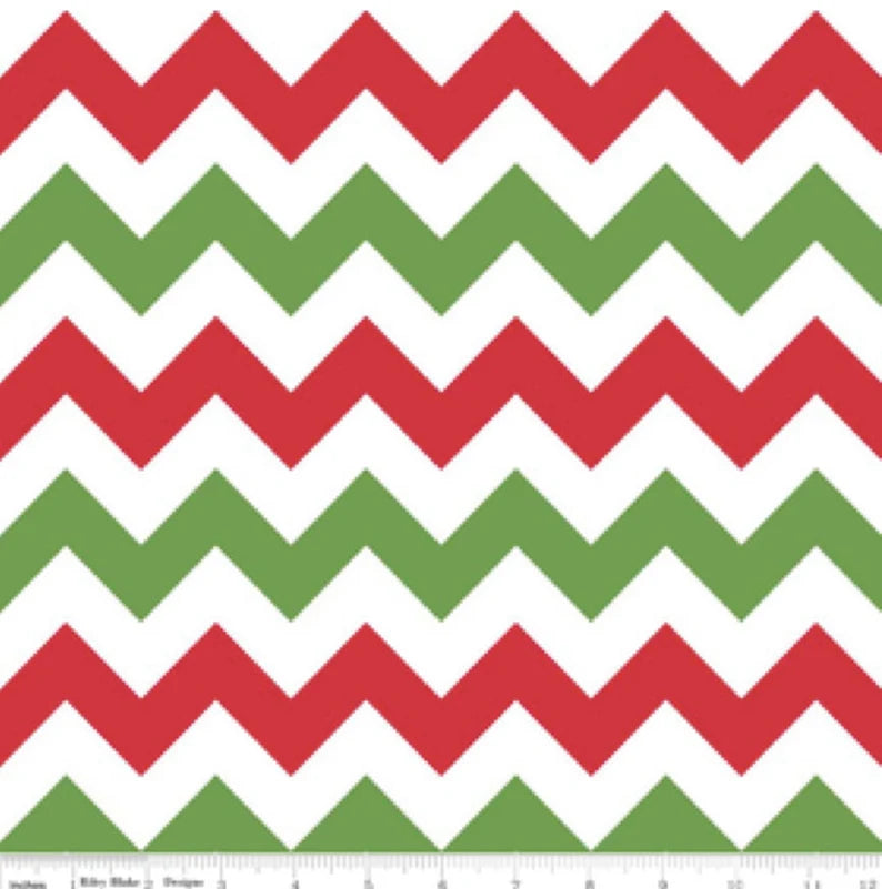 Chevron Fabric - Christmas Chevron Fabric