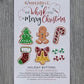 We whisk you a Merry Christmas Holiday Buttons Embellishment