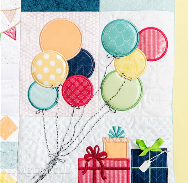 Shout Hooray! Bench Pillow embroidery cd KD5120