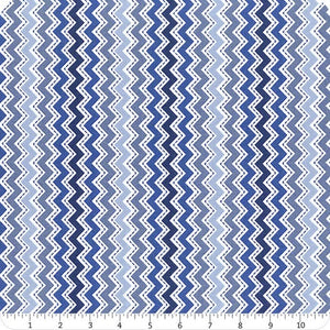 Kimberbell Basics Blue Chevron