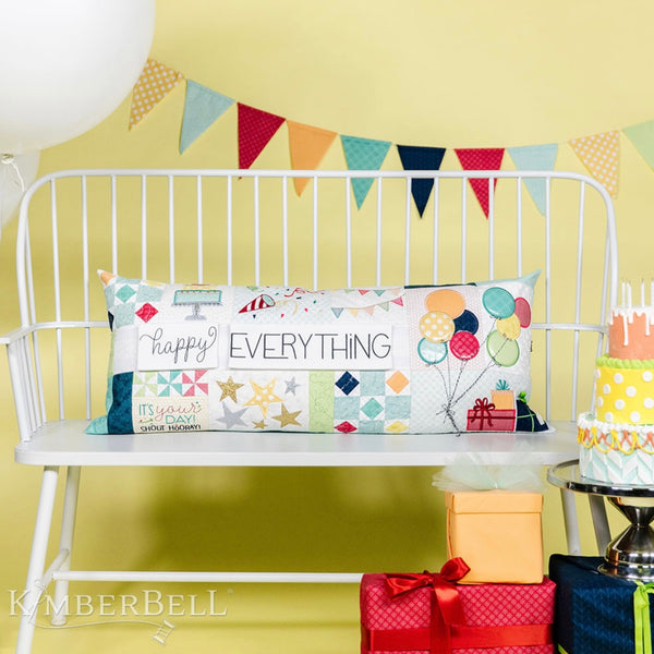 Shout Hooray! Bench Pillow embroidery cd KD5120
