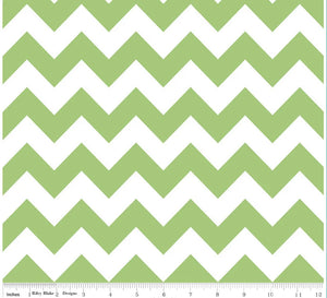 Green Chevron Fabric -  Chevron Fabric