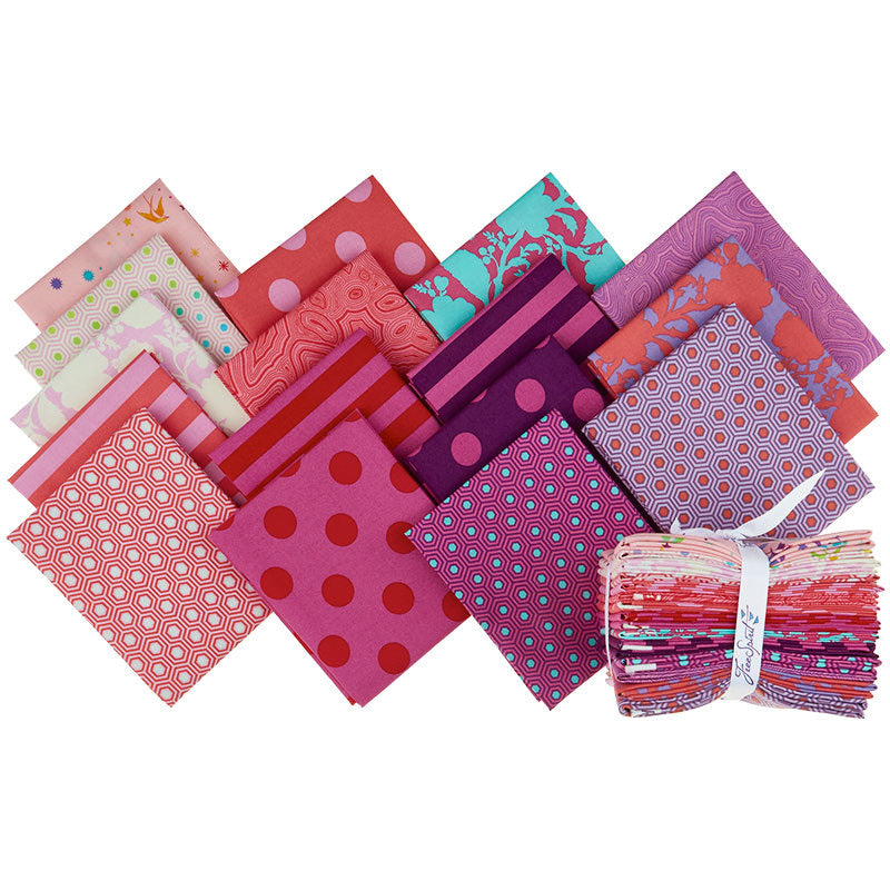 Tula Pink's True Colors Flamingo Fat Quarter Bundle