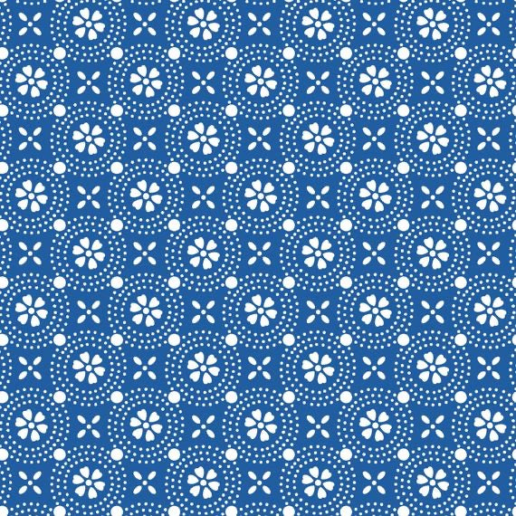 Kimberbell Basics Blue Dotted Circles