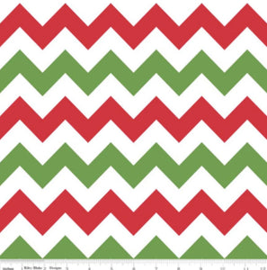Chevron Fabric - Christmas Chevron Fabric