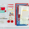 RED, WHITE & BLOOM EMBELLISHMENT BUNDLE