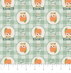 Peter Pan And Tinker Bell Collection - Plaid Badges