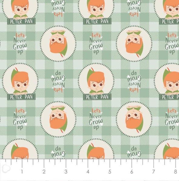 Peter Pan And Tinker Bell Collection - Plaid Badges