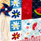 Red, White and Bloom quilt kit