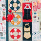 VINTAGE BOARDWALK, MACHINE EMBROIDERY