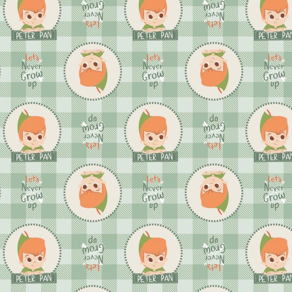 Peter Pan And Tinker Bell Collection - Plaid Badges
