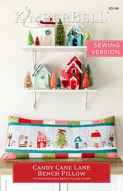 Candy Cane Lane Bench Pillow Sewing version