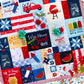 Red, White and Bloom quilt kit