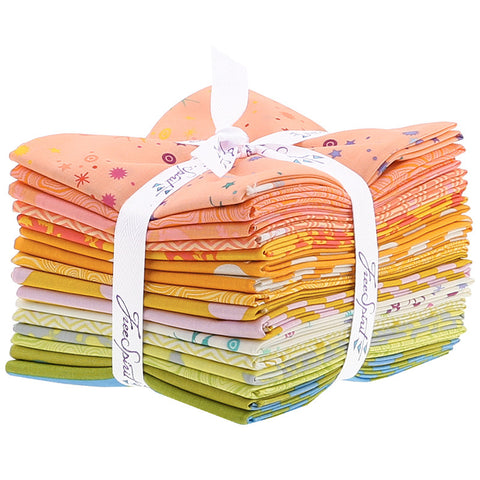 Tula Pink's True Colors Gold Fish Fat Quarter Bundle