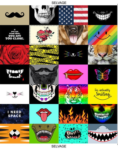 Face Mask Fabric Panel
