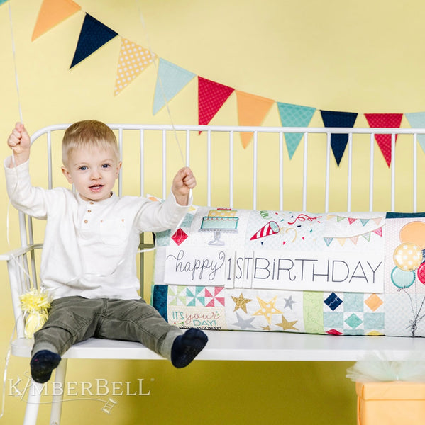 Shout Hooray! Bench Pillow embroidery cd KD5120