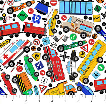 All Around Town fabric by Northcott Fabric