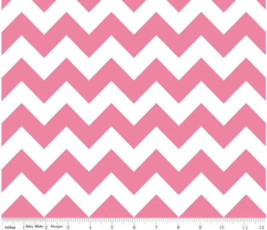 Hot Pink Chevron Fabric -  Chevron Fabric