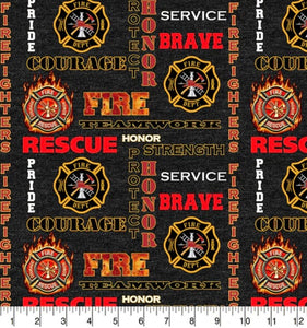 Firefighters fabric