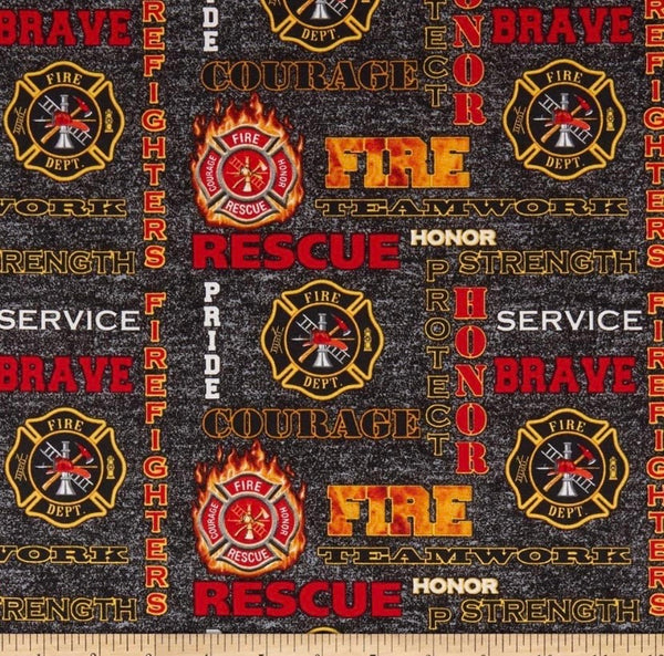 Firefighters fabric