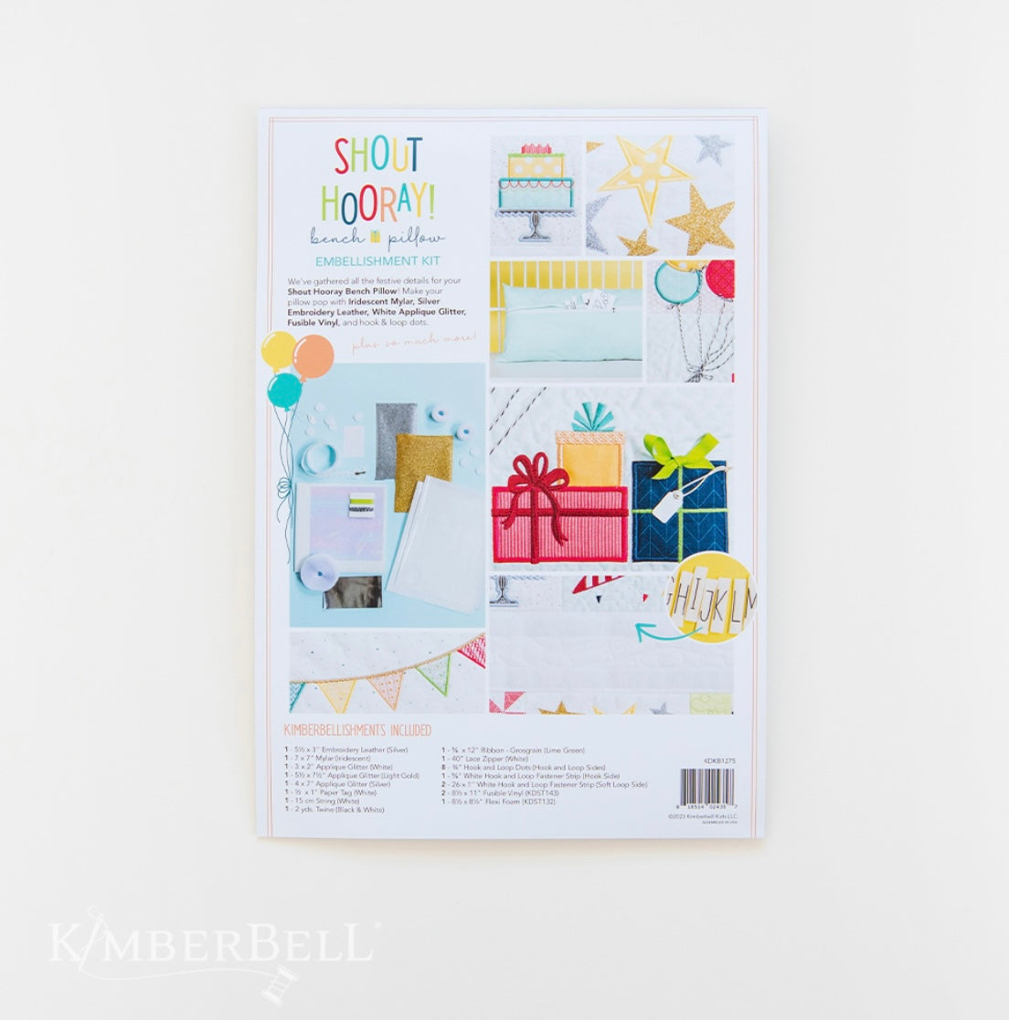 Shout Hooray! Bench Pillow - Embellishment Kit