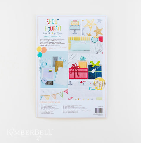 Shout Hooray! Bench Pillow - Embellishment Kit