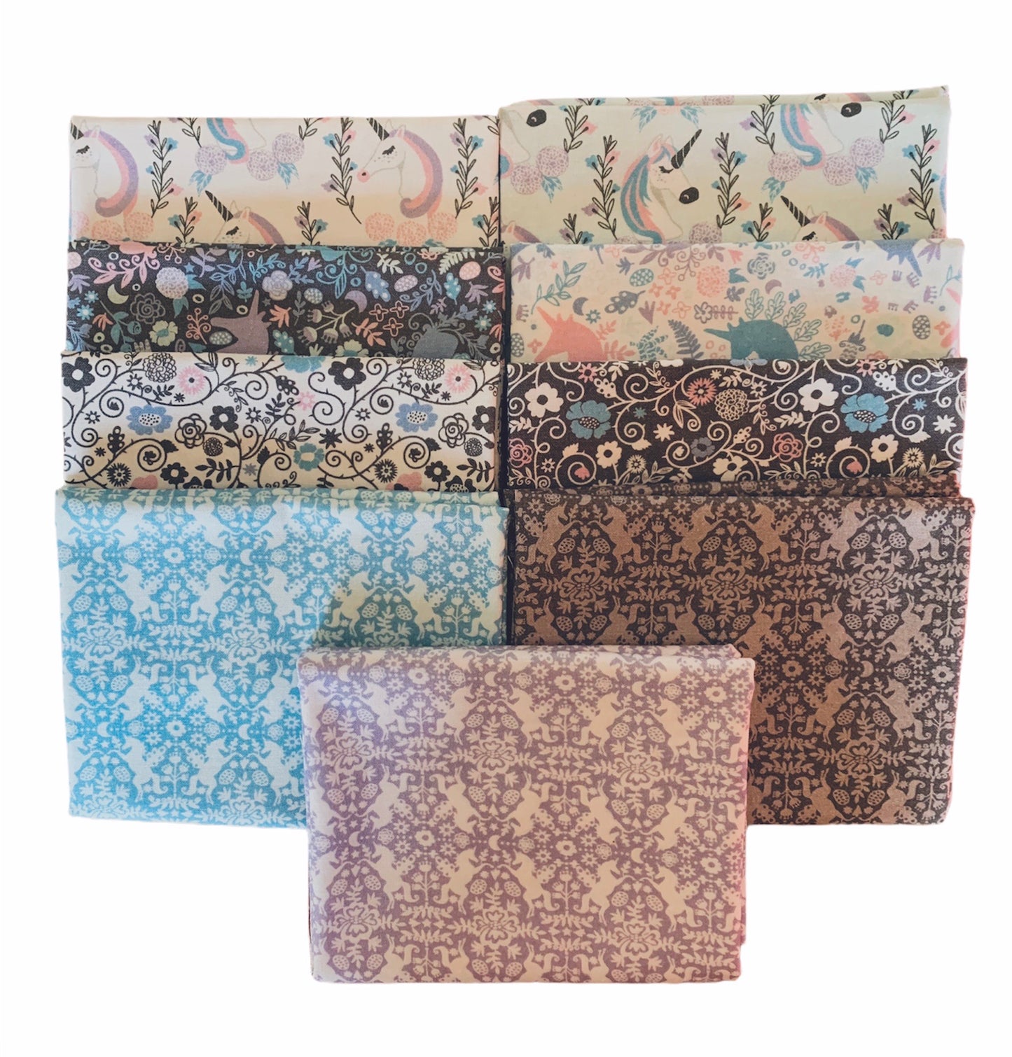 Unicorn fat quarter bundle