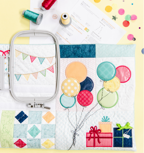 Shout Hooray! Bench Pillow embroidery cd KD5120