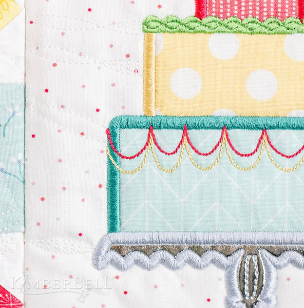 Shout Hooray! Bench Pillow embroidery cd KD5120