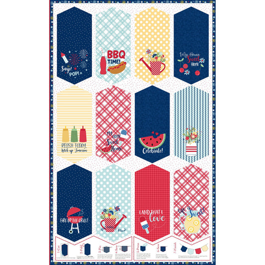 Red, White, & Bloom and Main Street Celebration Banner